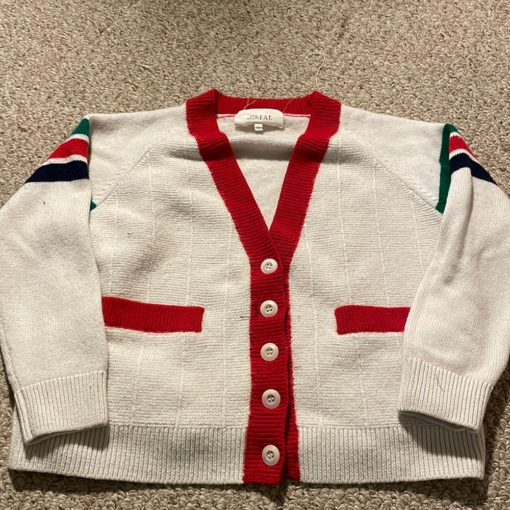 Varsity cardigan